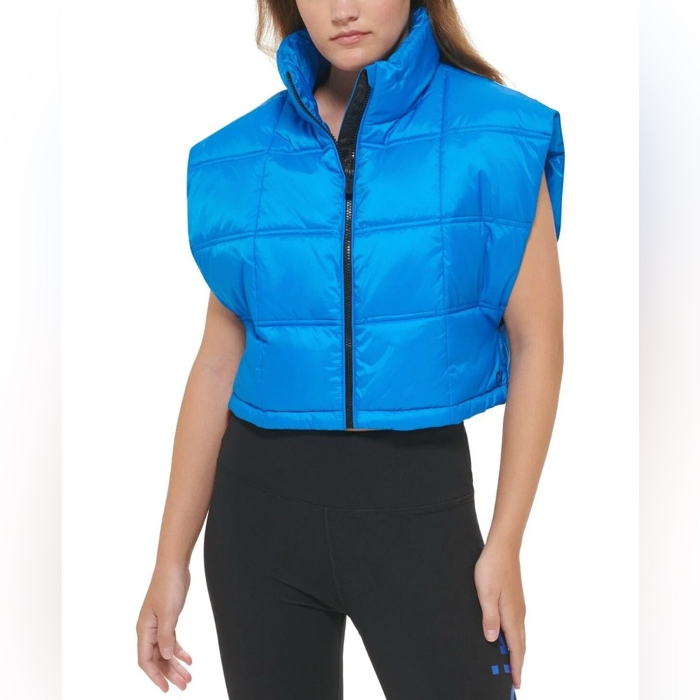 Calvin Klein Performance Cropped Blue Vest